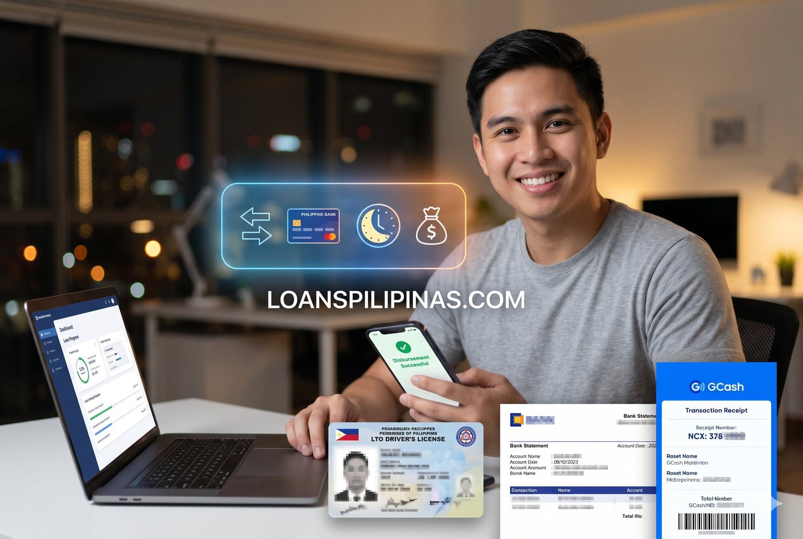 overnight instant loan processing with banking rails and e-wallet payout systems in the Philippines